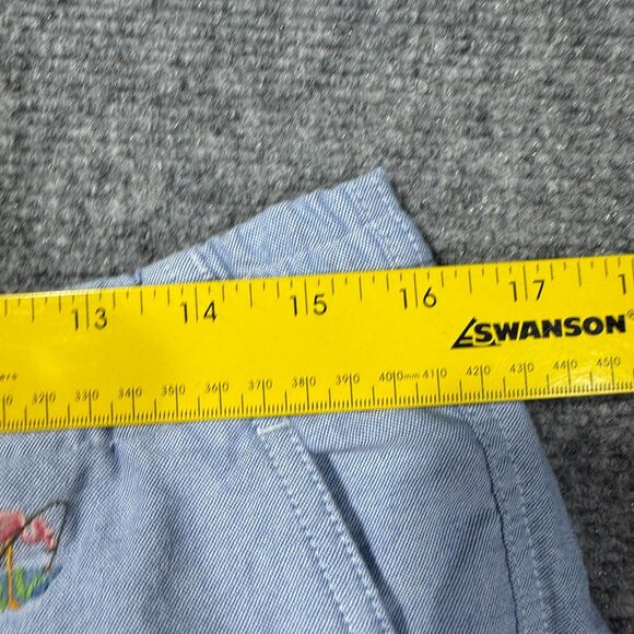 Polo by Ralph Lauren Light Blue Embroidered Shorts - Picture 3 of 11